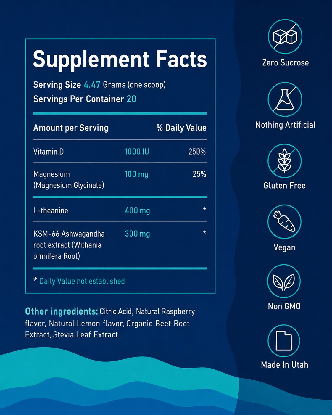 ORLUNA CALM™ Adaptogenic Wellness Blend - Raspberry Lemonade