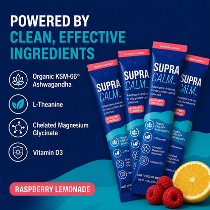 ORLUNA CALM™ Adaptogenic Wellness Blend - Raspberry Lemonade