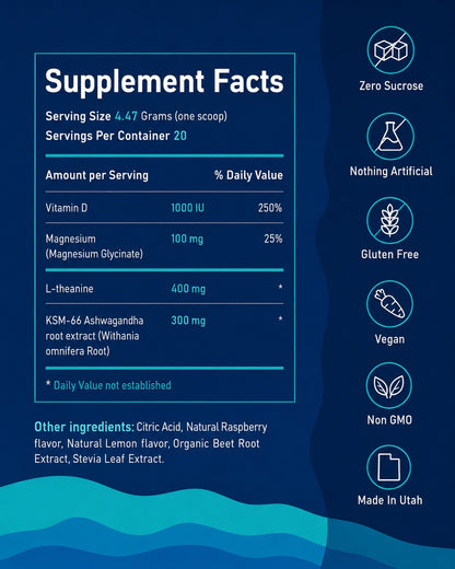 ORLUNA CALM™ Adaptogenic Wellness Blend - Raspberry Lemonade
